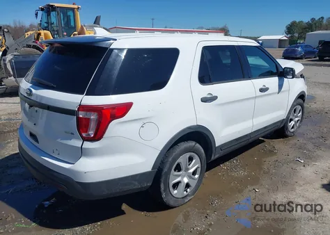 2016 Ford Police Interceptor из США, поврежденный, VIN 1FM5K8AR8GGA46863